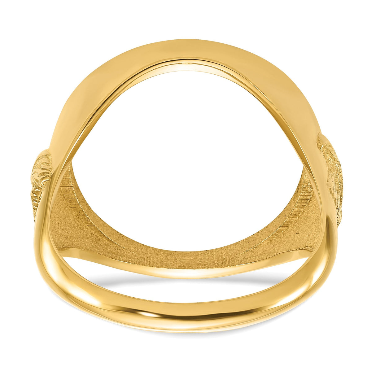17 mm 10k Yellow Gold coin bezel for 16.5 mm Coin — additional image
