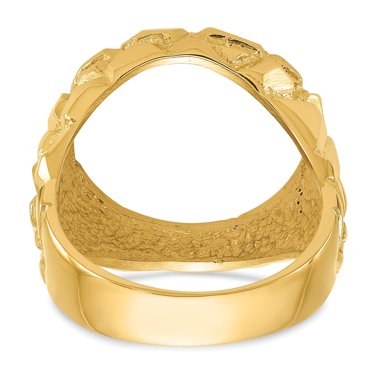 17 mm 14k Yellow Gold coin bezel for 16.5 mm Coin — additional image