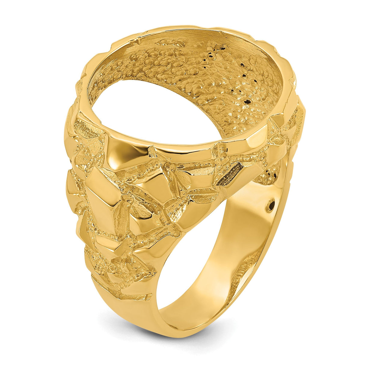 17 mm 14k Yellow Gold coin bezel for 16.5 mm Coin — additional image