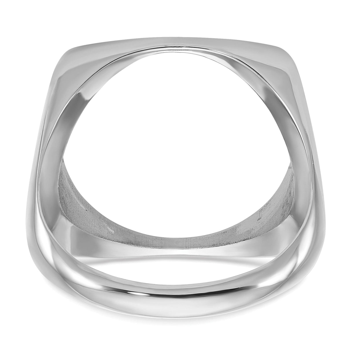 17 mm 14k White Gold coin bezel for 16.5 mm Coin — additional image