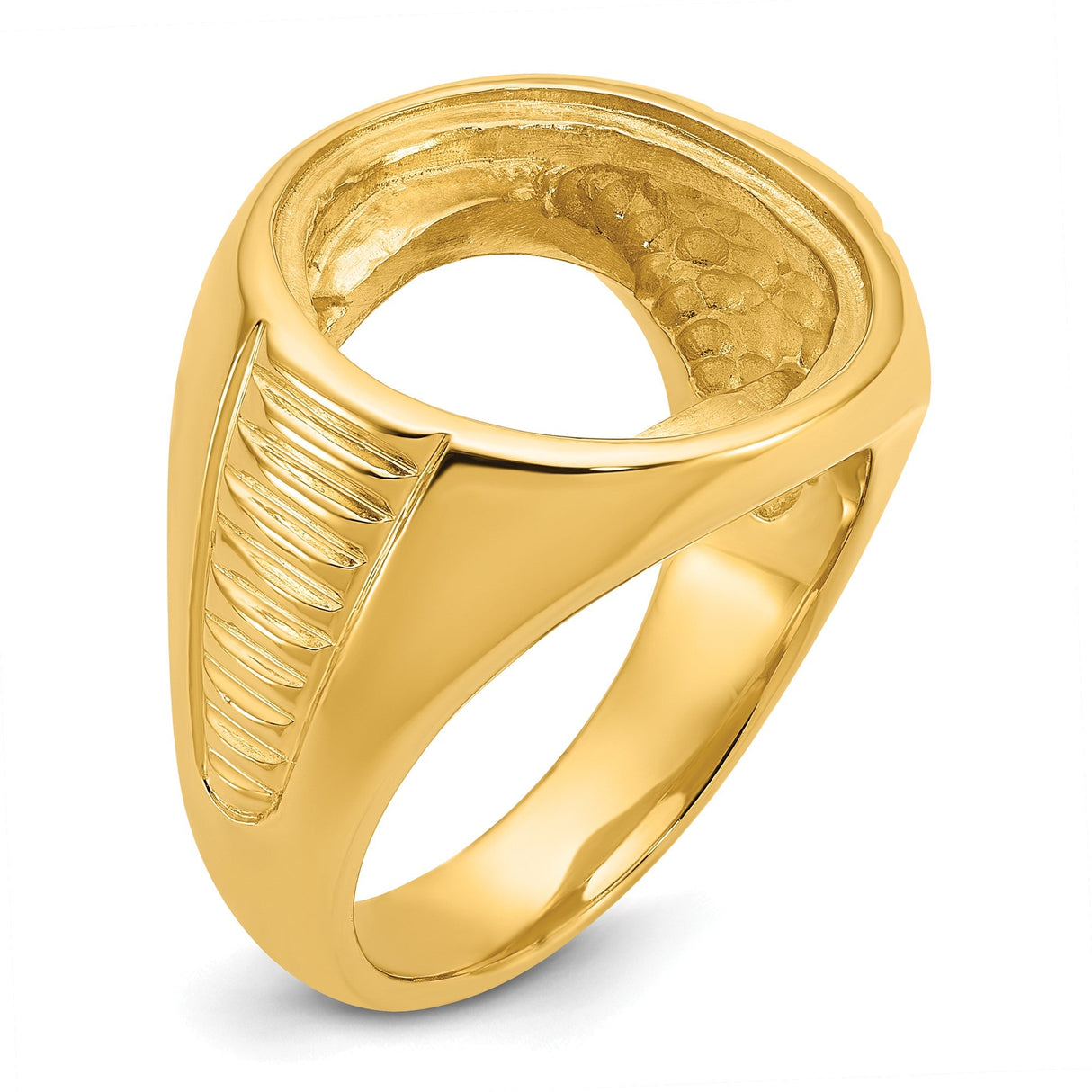 17 mm 14k Yellow Gold coin bezel for 16.5 mm Coin — additional image