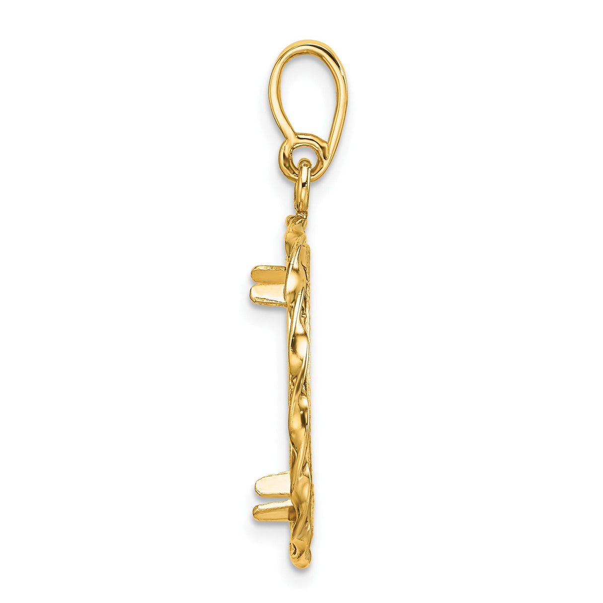 18 mm 14k Yellow Gold coin bezel for 17.8 mm Coin — alternate view