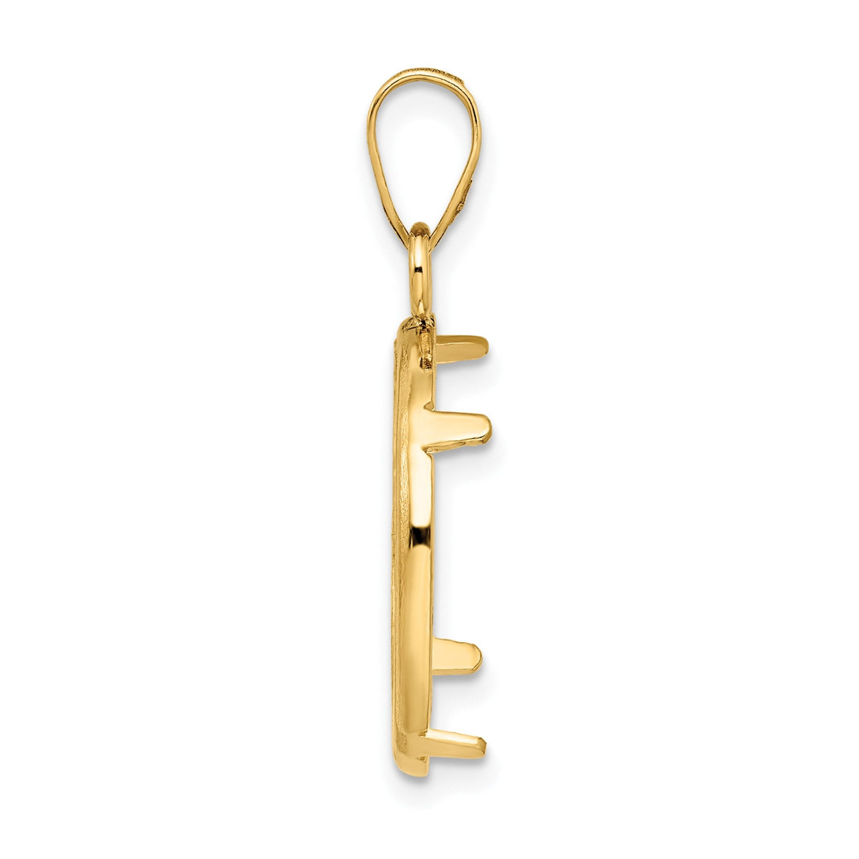 18 mm 14k Yellow Gold coin bezel for 17.8 mm Coin — alternate view