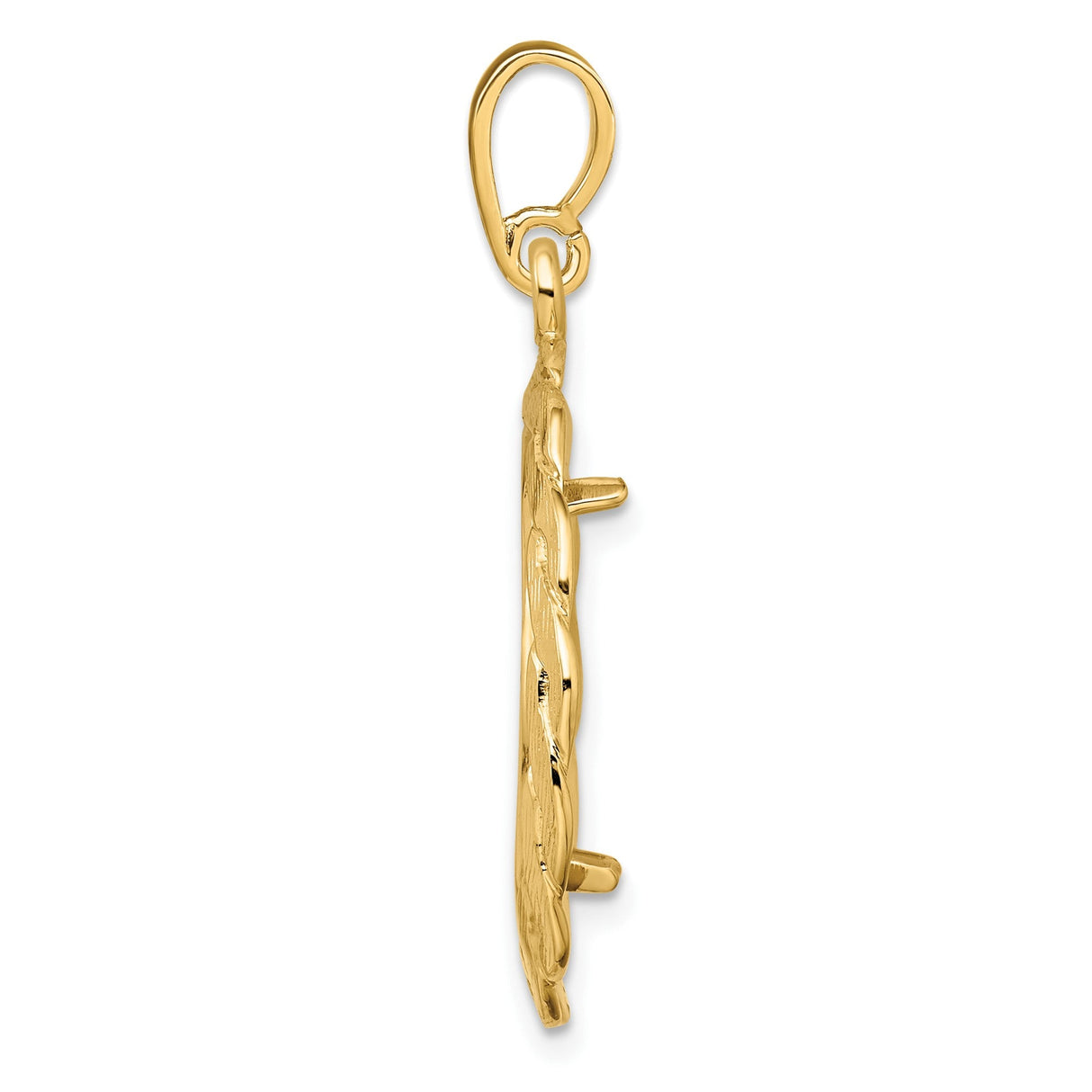 18 mm 14k Yellow Gold coin bezel for 17.8 mm Coin — alternate view