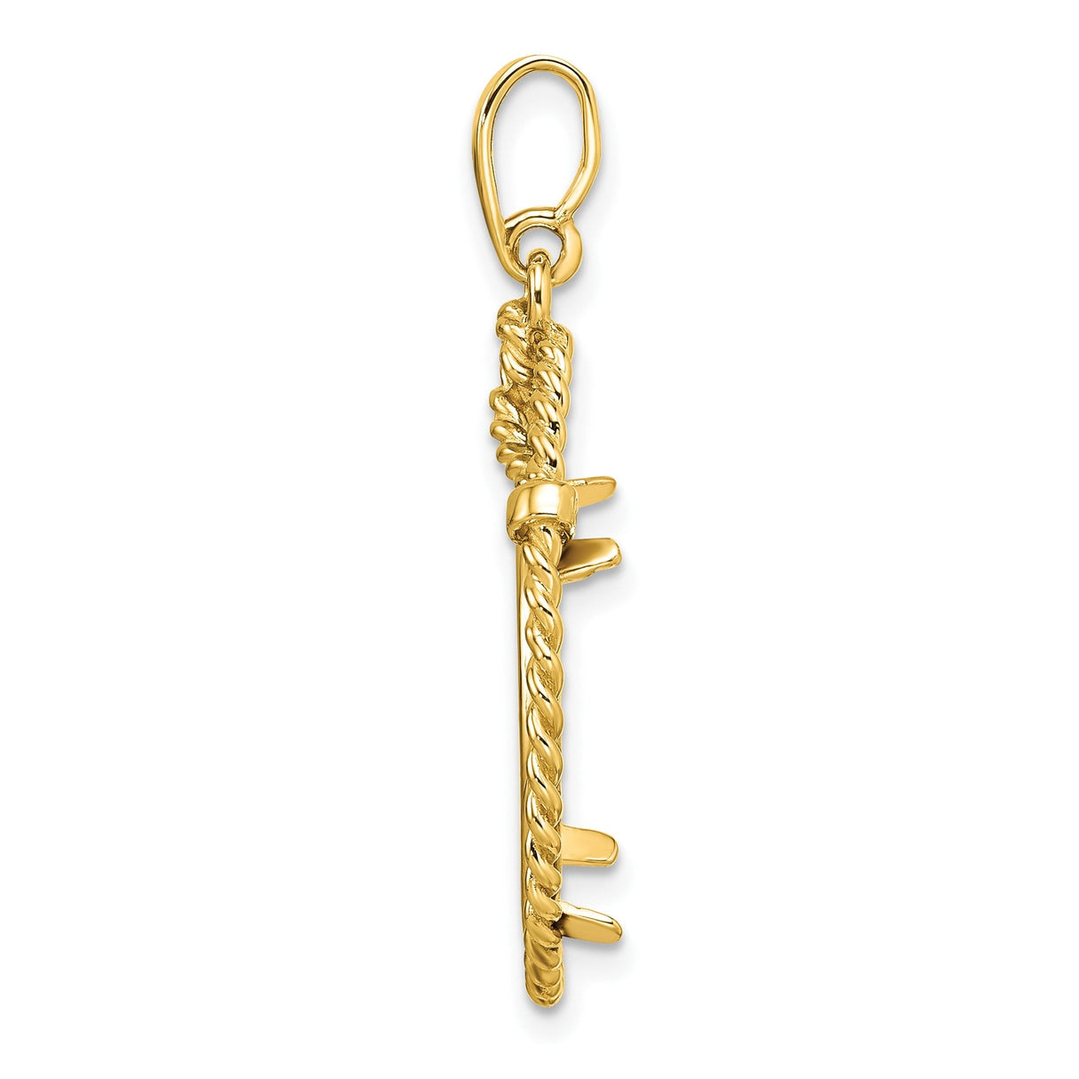 18 mm 14k Yellow Gold coin bezel for 17.8 mm Coin — alternate view