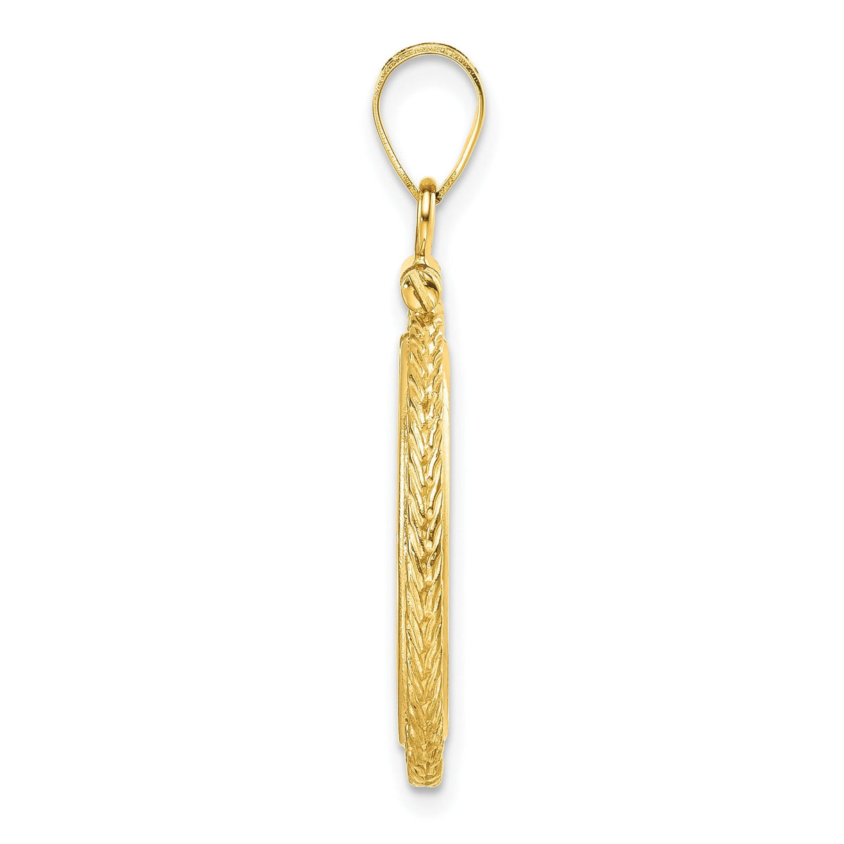 18 mm 14k Yellow Gold coin bezel for 17.8 mm Coin — alternate view