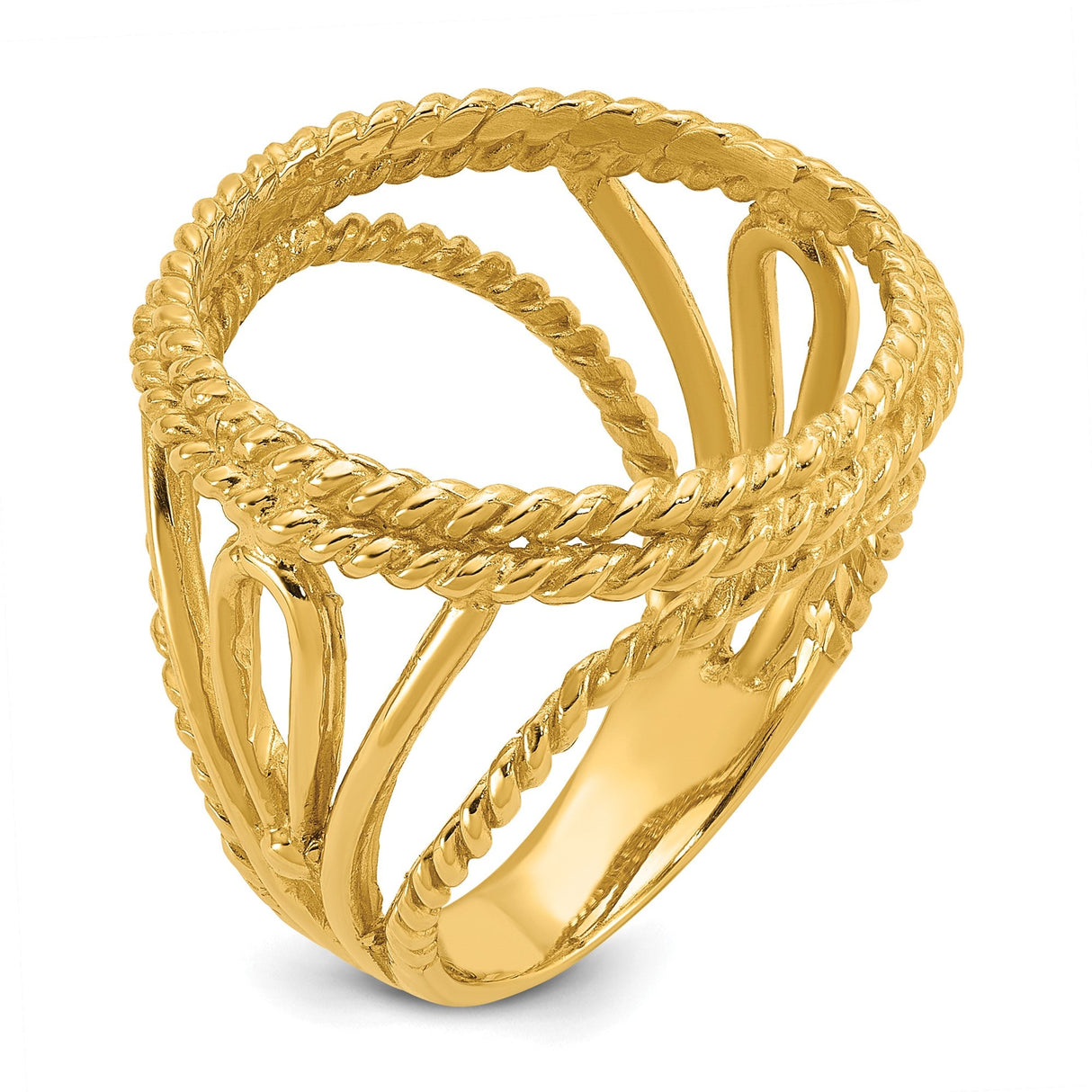 18 mm 14k Yellow Gold coin bezel for 17.8 mm Coin — additional image