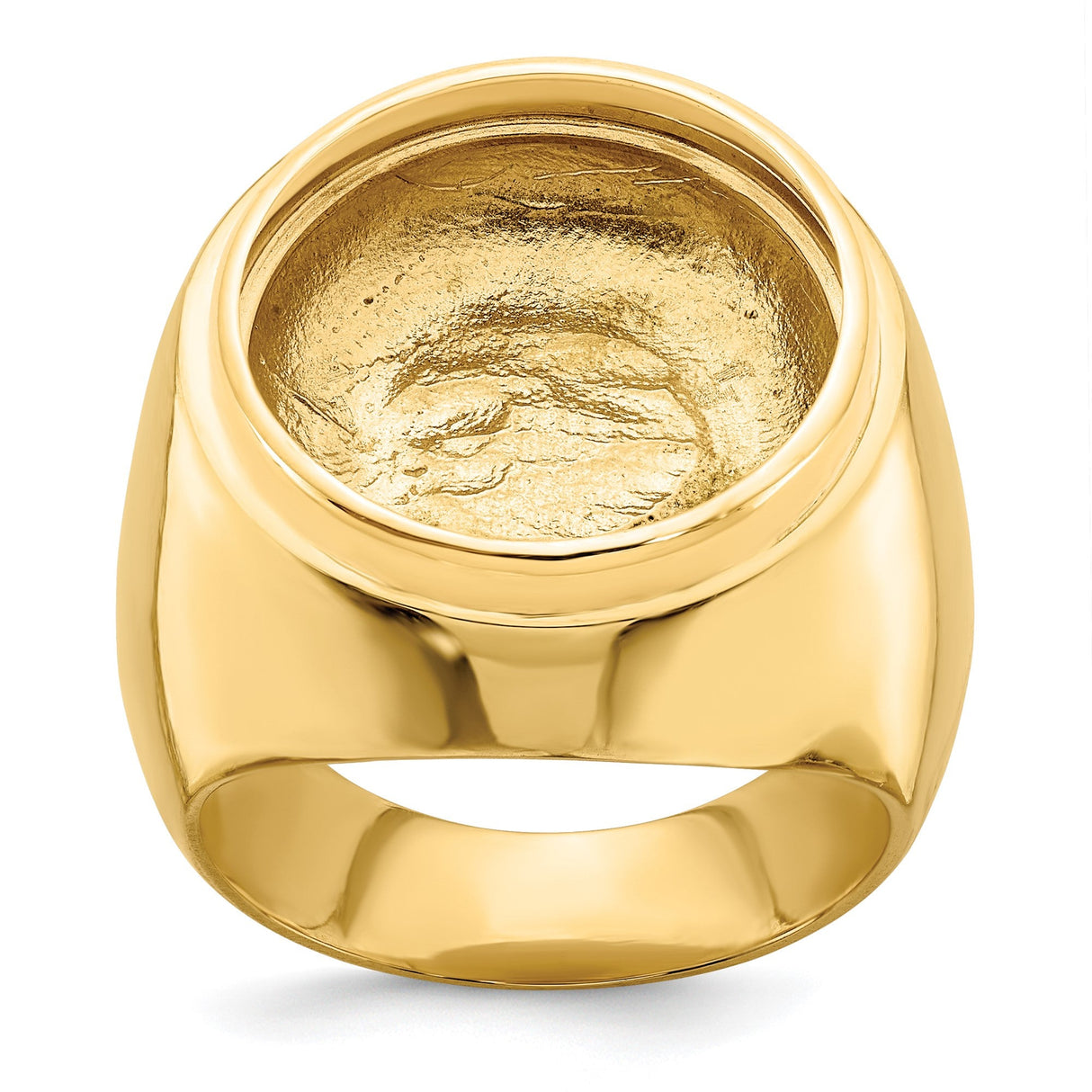 18 mm 14k Yellow Gold coin bezel for 17.8 mm Coin — additional image