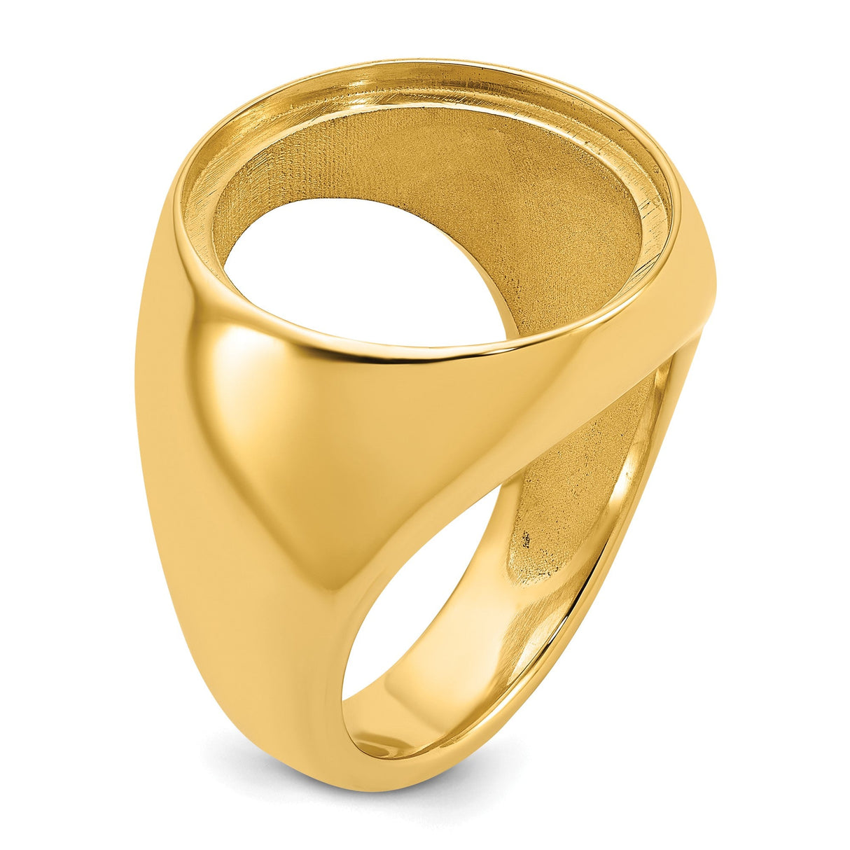18 mm 14k Yellow Gold coin bezel for 17.8 mm Coin — additional image