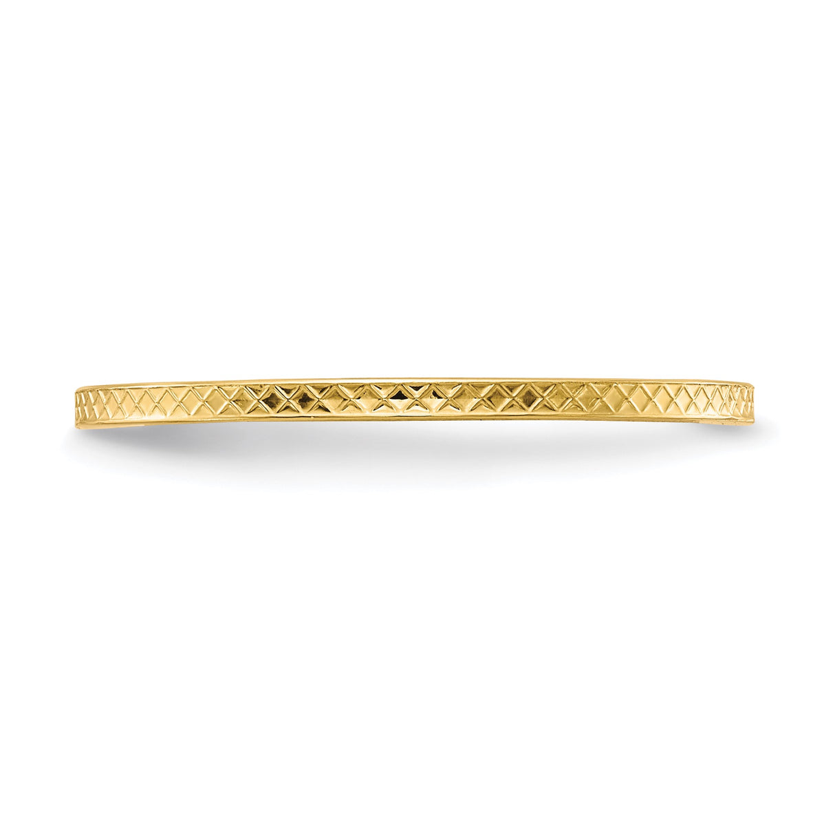 10k Yellow Gold wedding band ring detail view