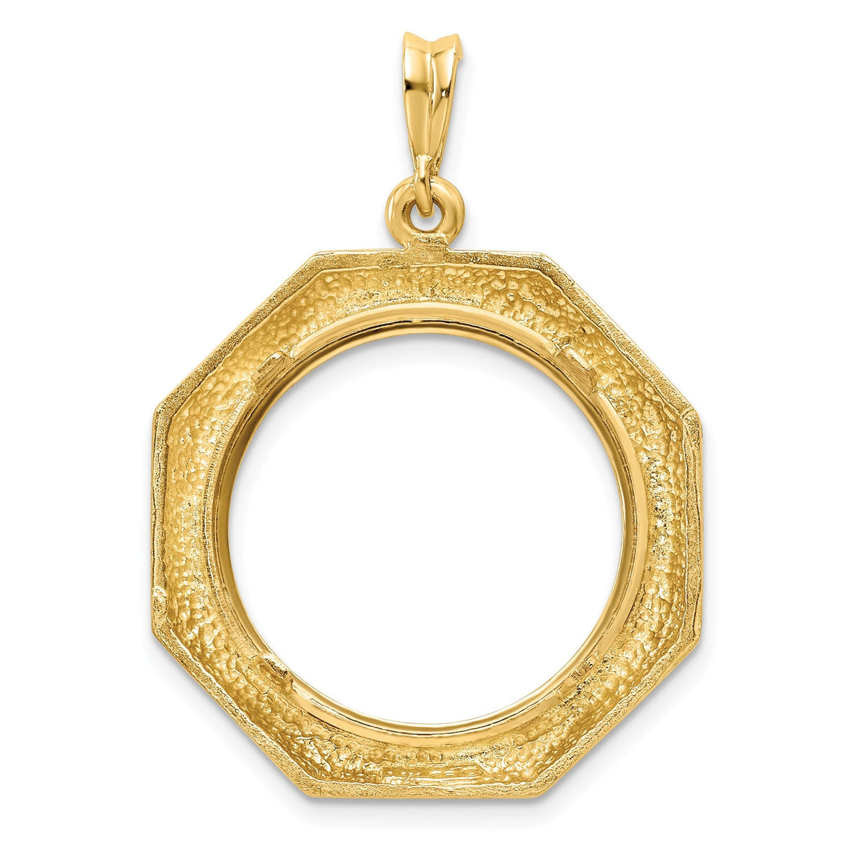 20 mm 14k Yellow Gold coin bezel for 20 mm Coin — additional image
