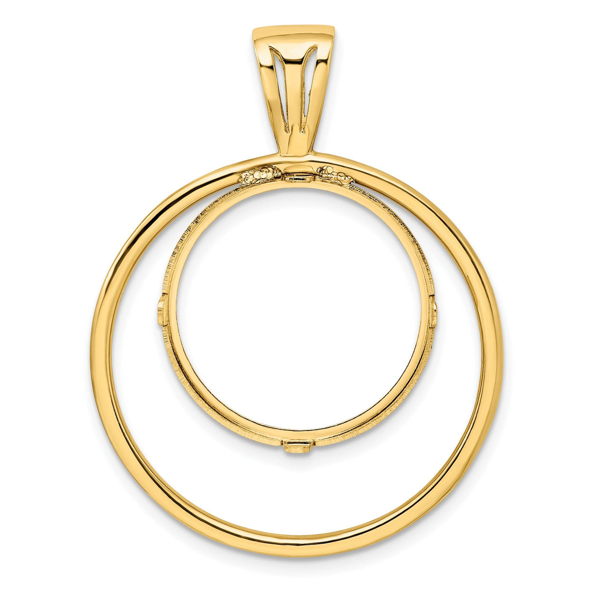 20 mm 14k Yellow Gold coin bezel for 20 mm Coin — additional image