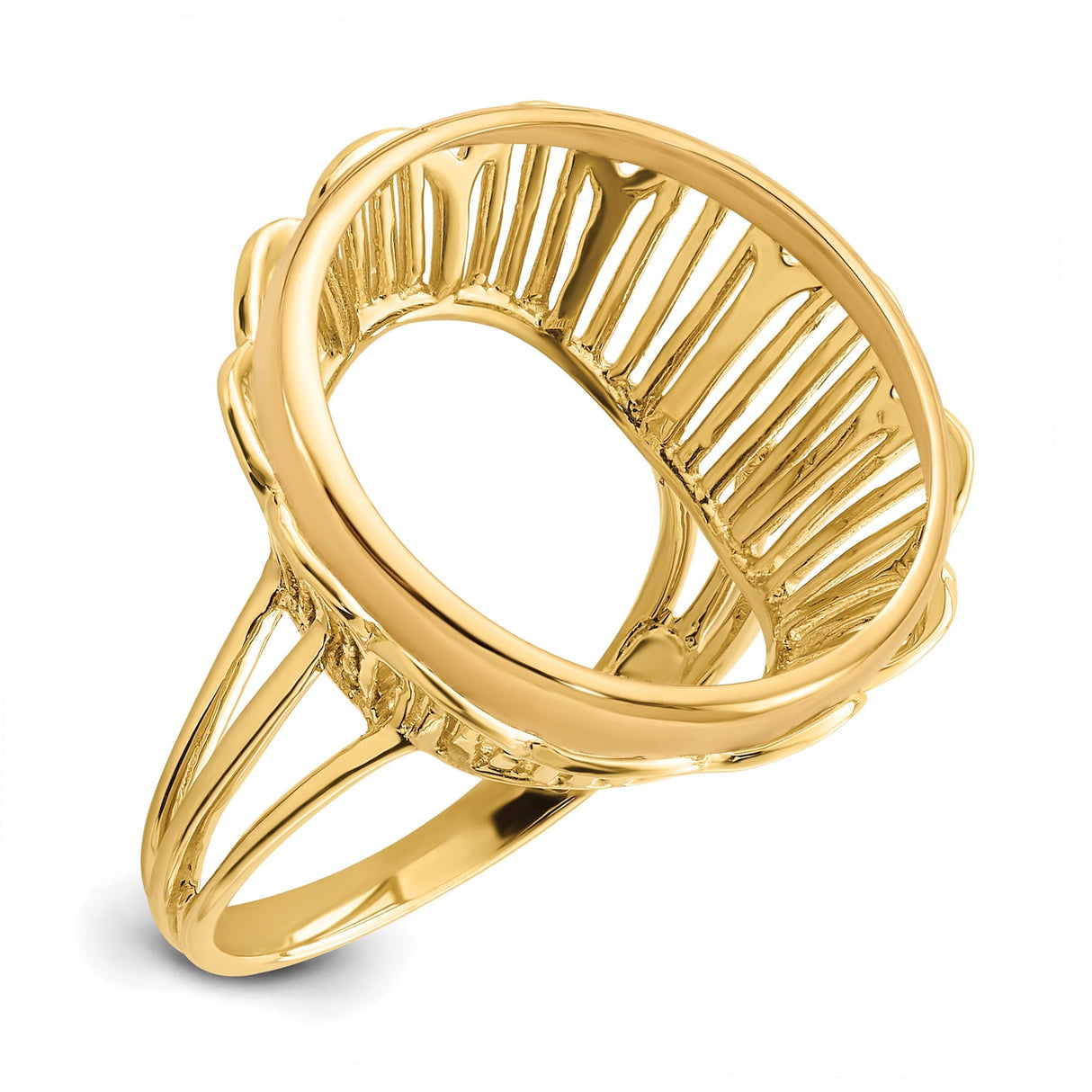 20 mm 14k Yellow Gold coin bezel for 20 mm Coin