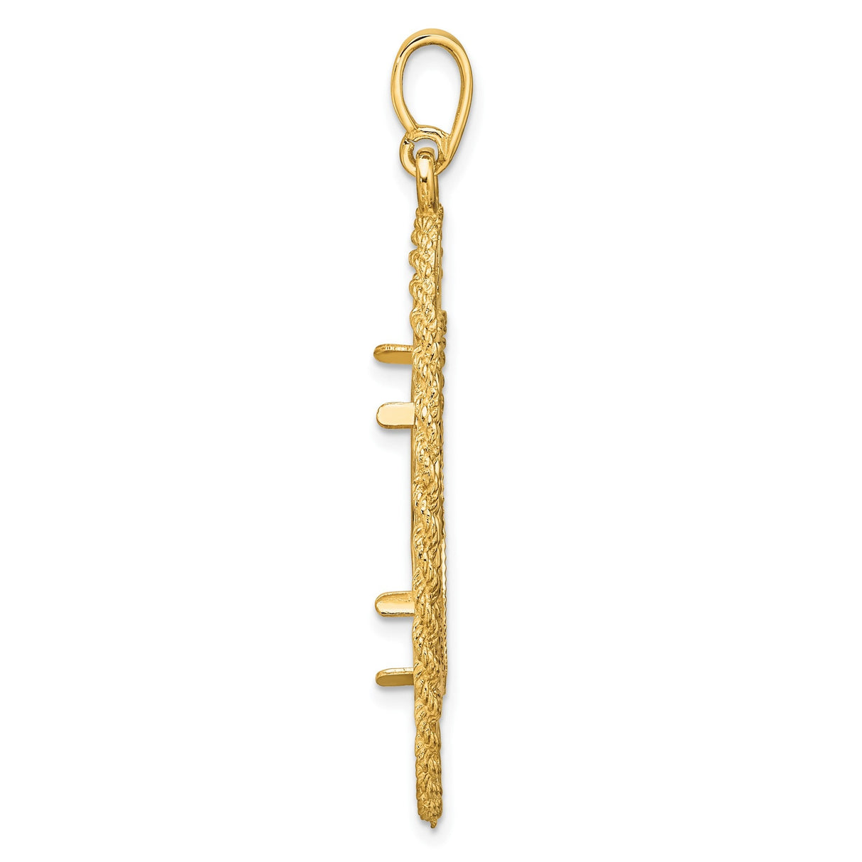 22 mm 14k Yellow Gold coin bezel for 21.6 mm Coin — alternate view
