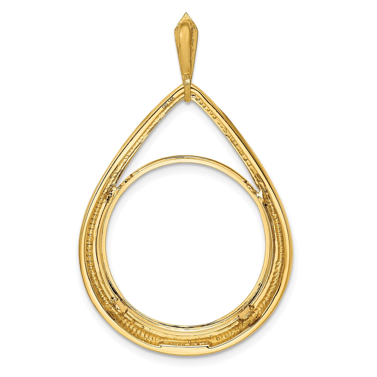22 mm 14k Yellow Gold coin bezel for 21.6 mm Coin — additional image