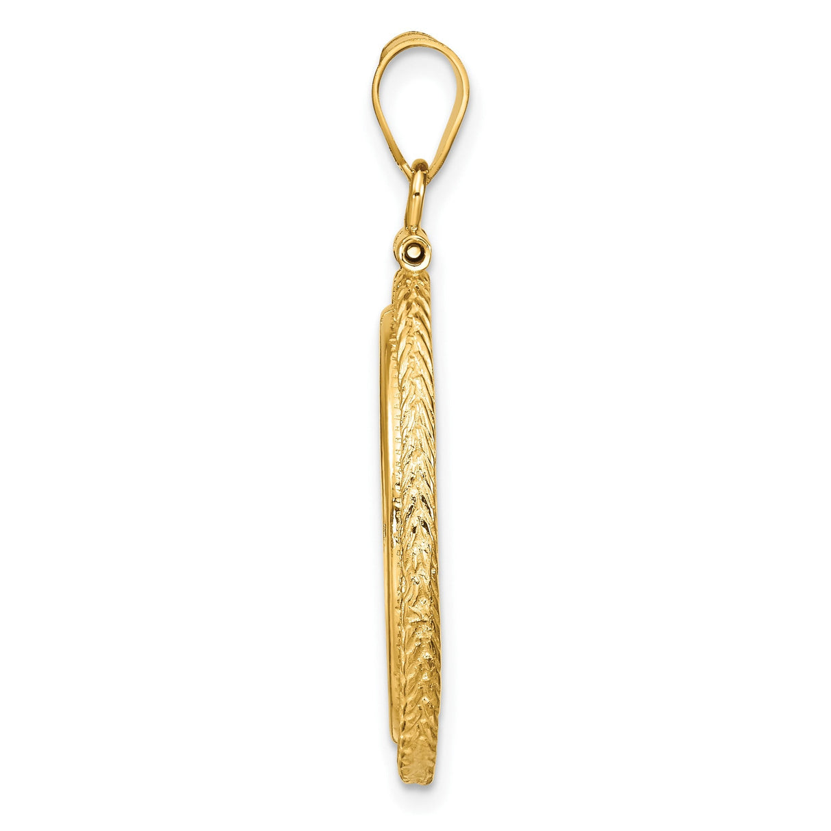 22 mm 14k Yellow Gold coin bezel for 21.6 mm Coin — alternate view