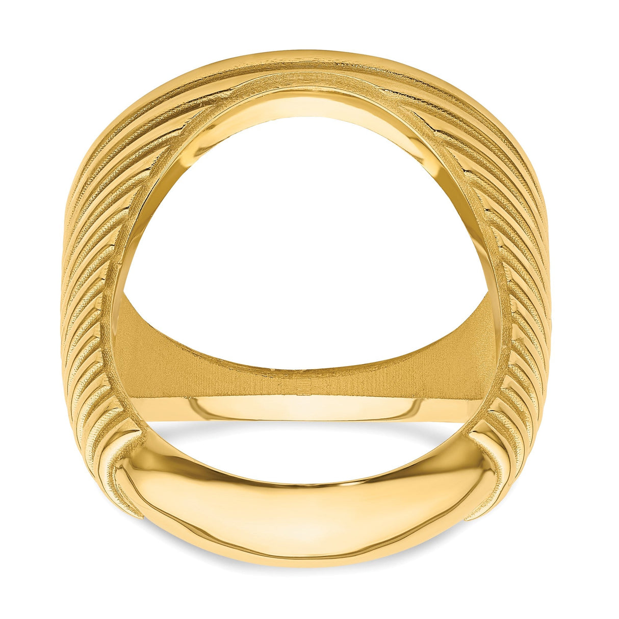 22 mm 14k Yellow Gold coin bezel for 21.6 mm Coin — additional image