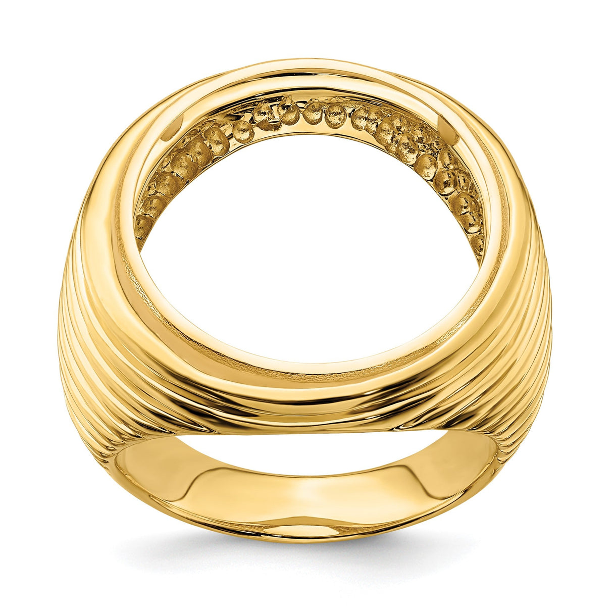 22 mm 14k Yellow Gold coin bezel for 21.6 mm Coin — additional image
