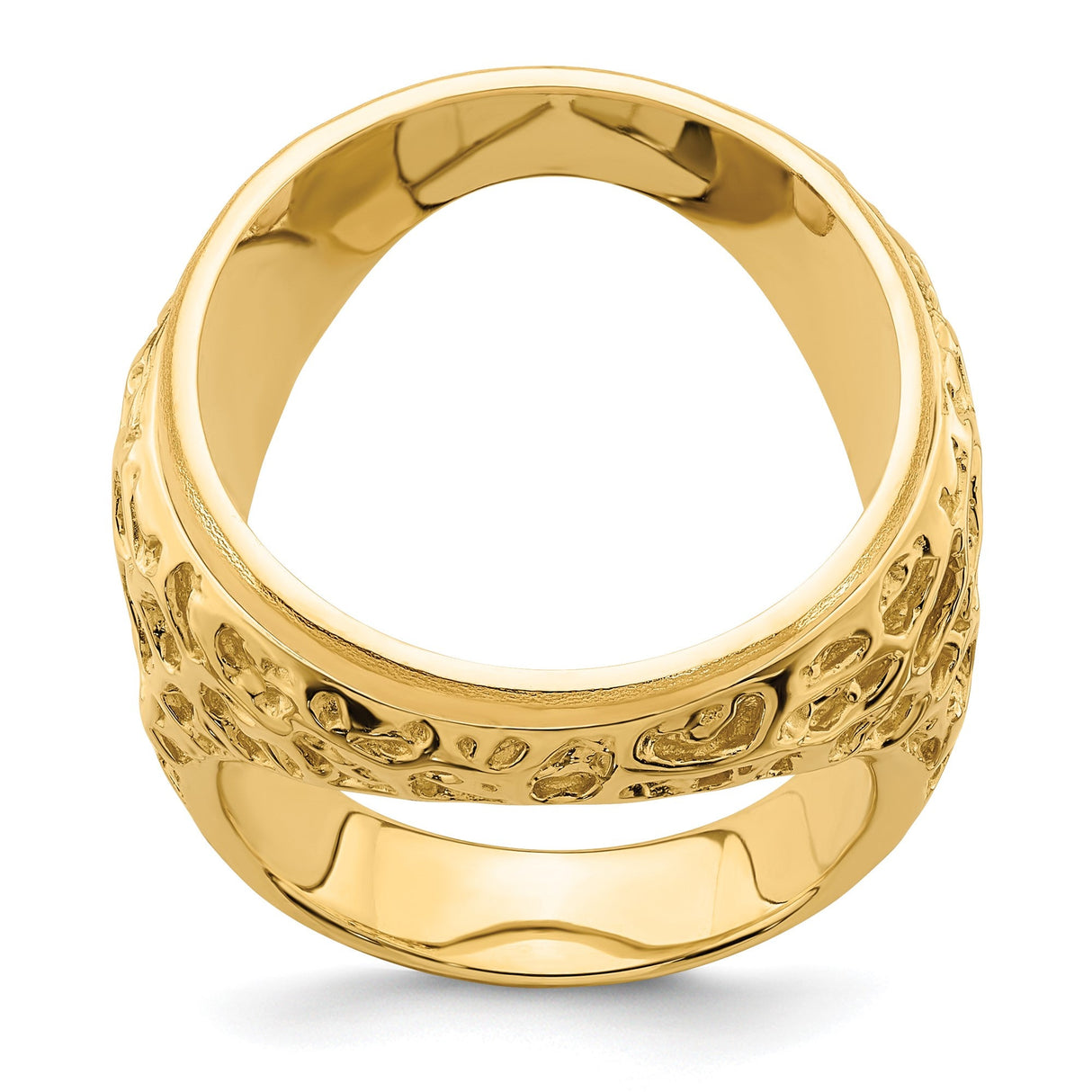 22 mm 14k Yellow Gold coin bezel for 21.6 mm Coin — additional image
