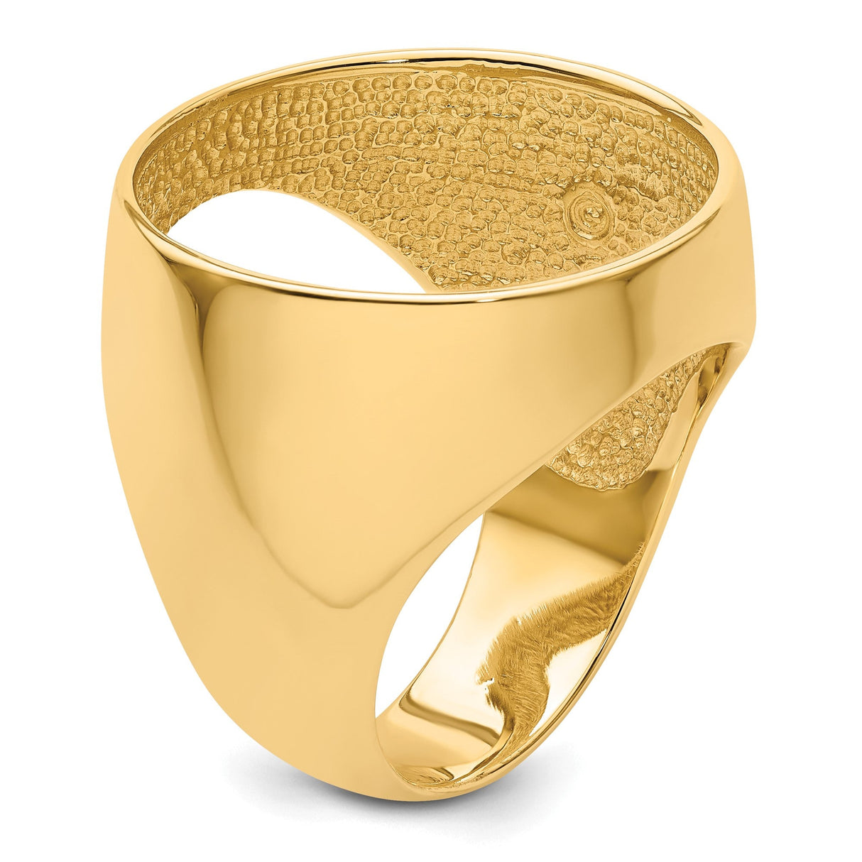 22 mm 14k Yellow Gold coin bezel for 21.6 mm Coin — additional image