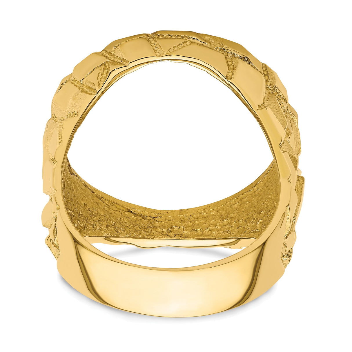 22 mm 14k Yellow Gold coin bezel for 21.6 mm Coin — additional image