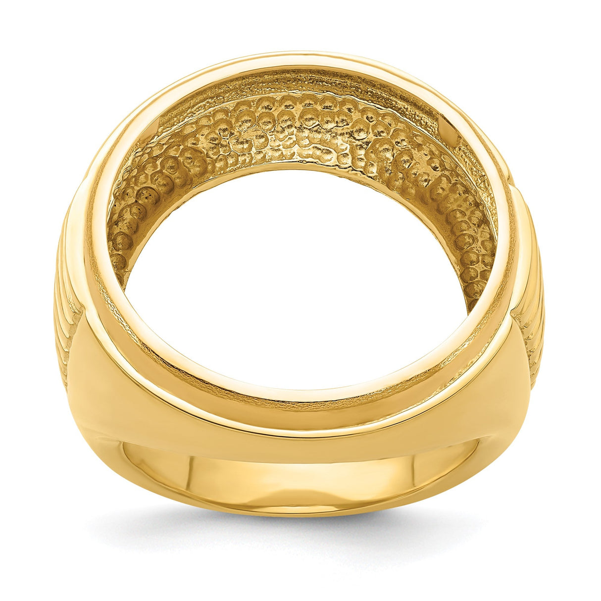 22 mm 14k Yellow Gold coin bezel for 21.6 mm Coin — additional image