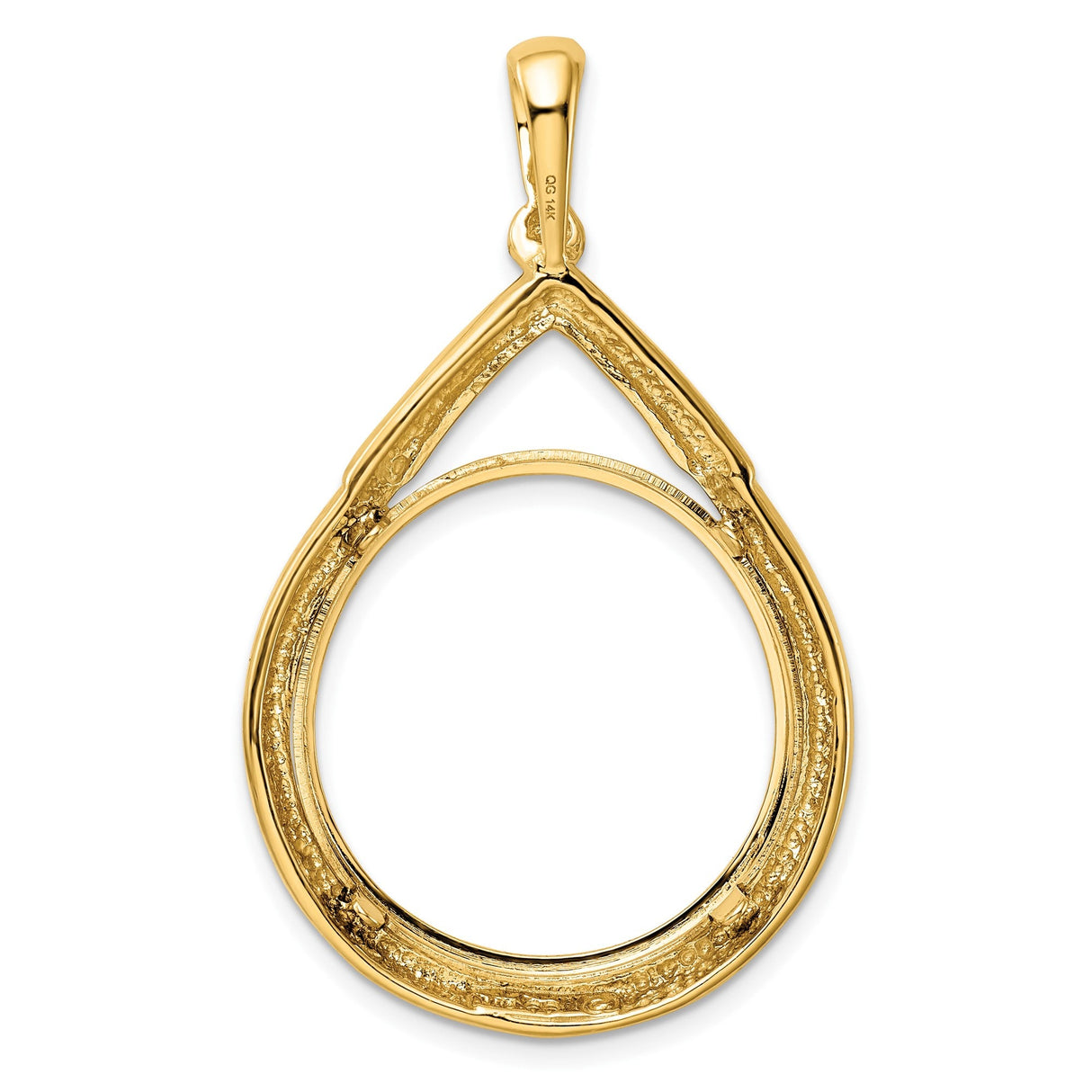 22 mm 14k Yellow Gold coin bezel for 22 mm Coin — additional image