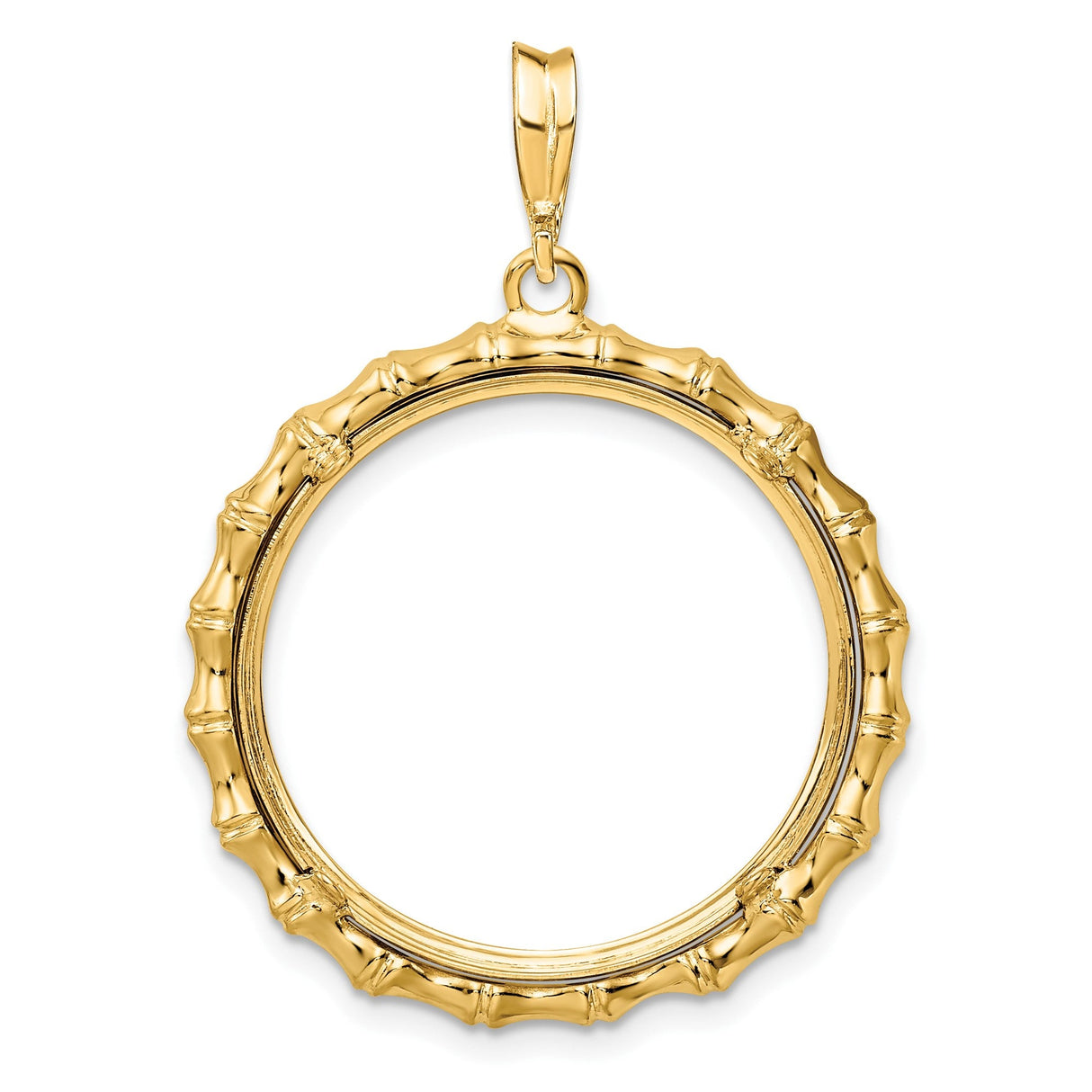 22 mm 14k Yellow Gold coin bezel for 22 mm Coin — additional image