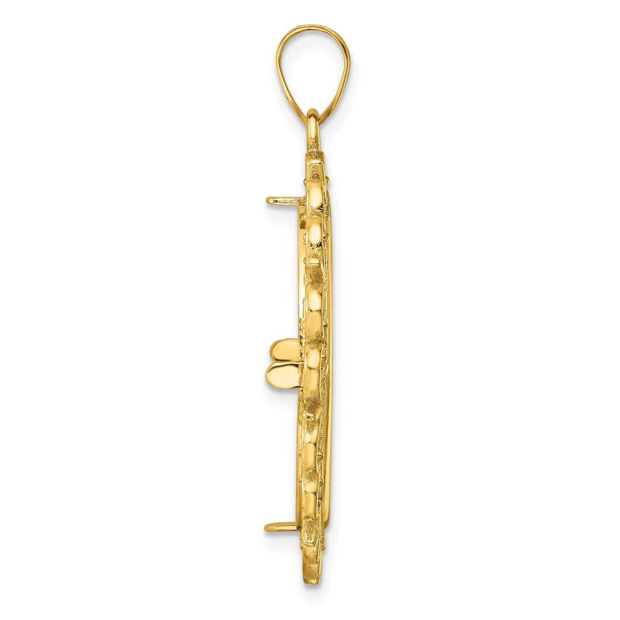 22 mm 14k Yellow Gold coin bezel for 22 mm Coin — alternate view