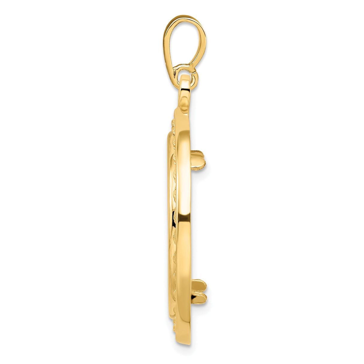 22 mm 14k Yellow Gold coin bezel for 22 mm Coin — alternate view