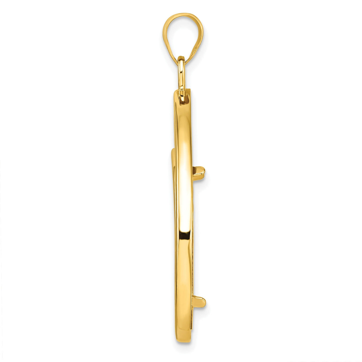 22 mm 14k Yellow Gold coin bezel for 22 mm Coin — alternate view