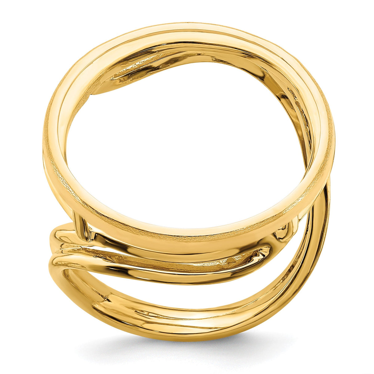 22 mm 14k Yellow Gold coin bezel for 22 mm Coin — additional image