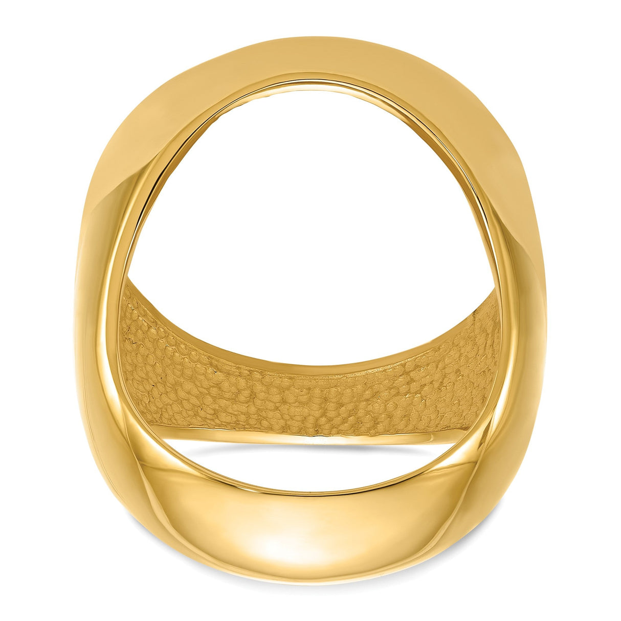 22 mm 14k Yellow Gold coin bezel for 22 mm Coin — additional image