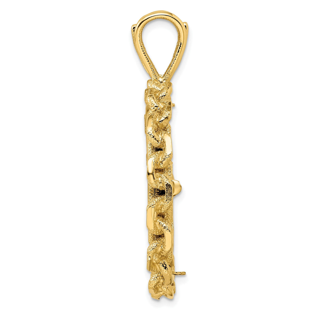 27 mm 14k Yellow Gold coin bezel for 27 mm Coin — alternate view