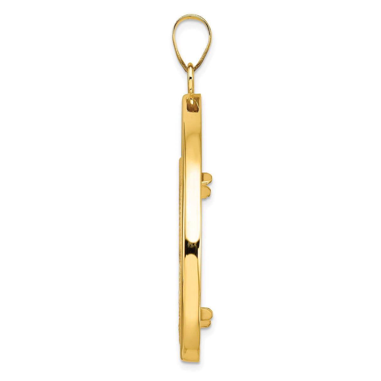 27 mm 14k Yellow Gold coin bezel for 27 mm Coin — alternate view
