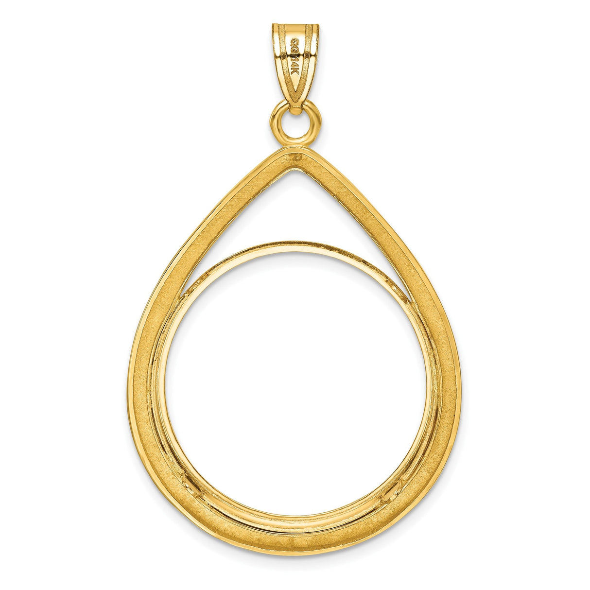 27 mm 14k Yellow Gold coin bezel for 27 mm Coin — additional image