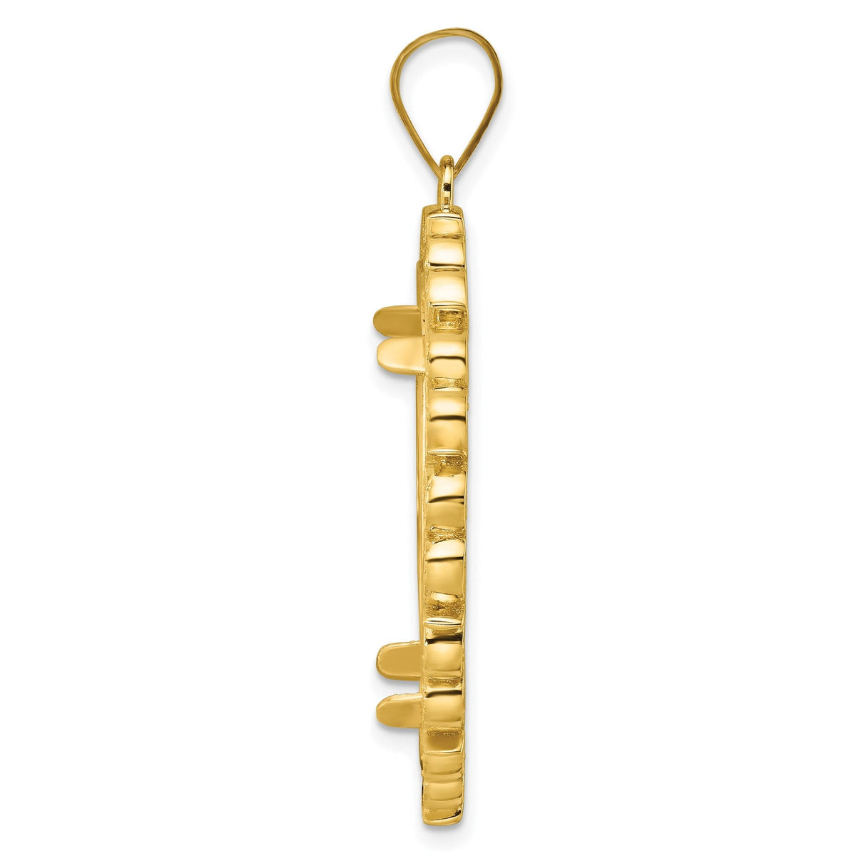 27 mm 14k Yellow Gold coin bezel for 27 mm Coin — alternate view