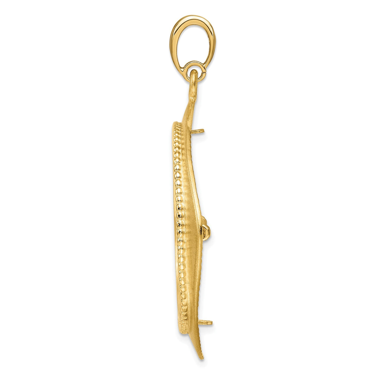 27 mm 14k Yellow Gold coin bezel for 27 mm Coin — alternate view