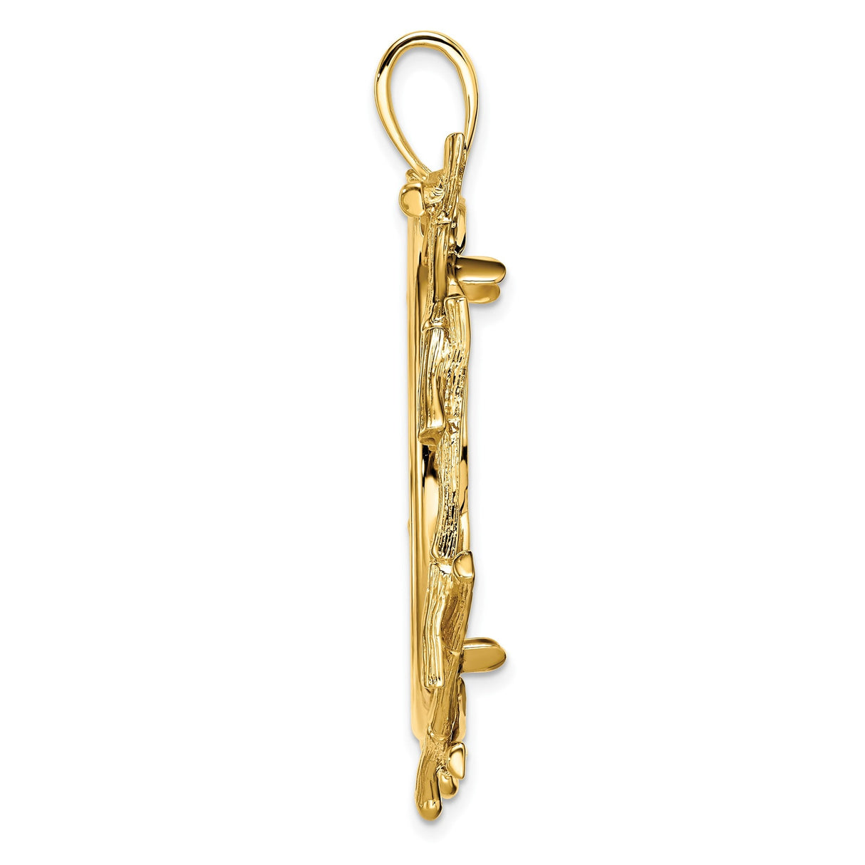 32 mm 14k Yellow Gold coin bezel for 32 mm Coin — alternate view