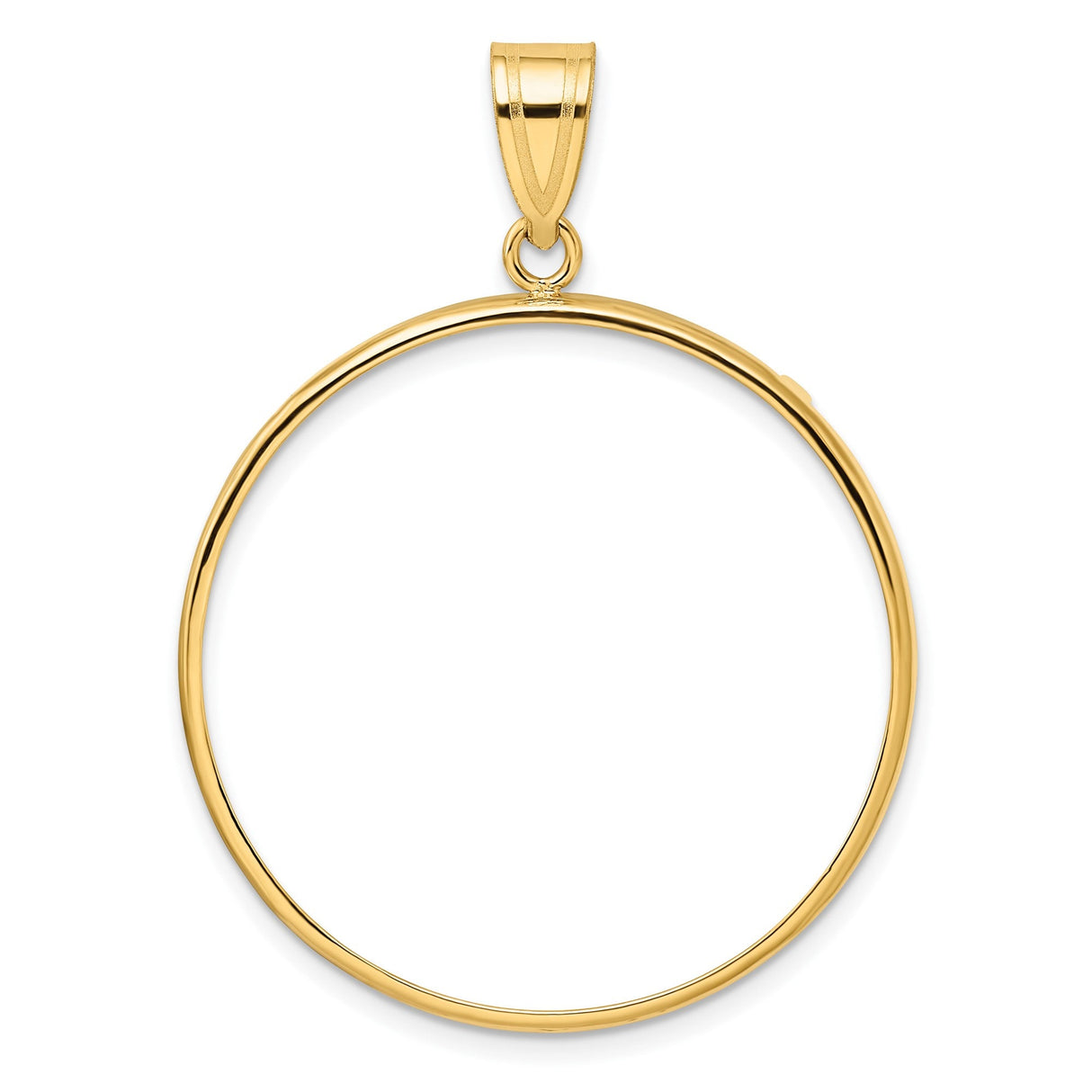 32 mm 10k Yellow Gold coin bezel for 32 mm Coin
