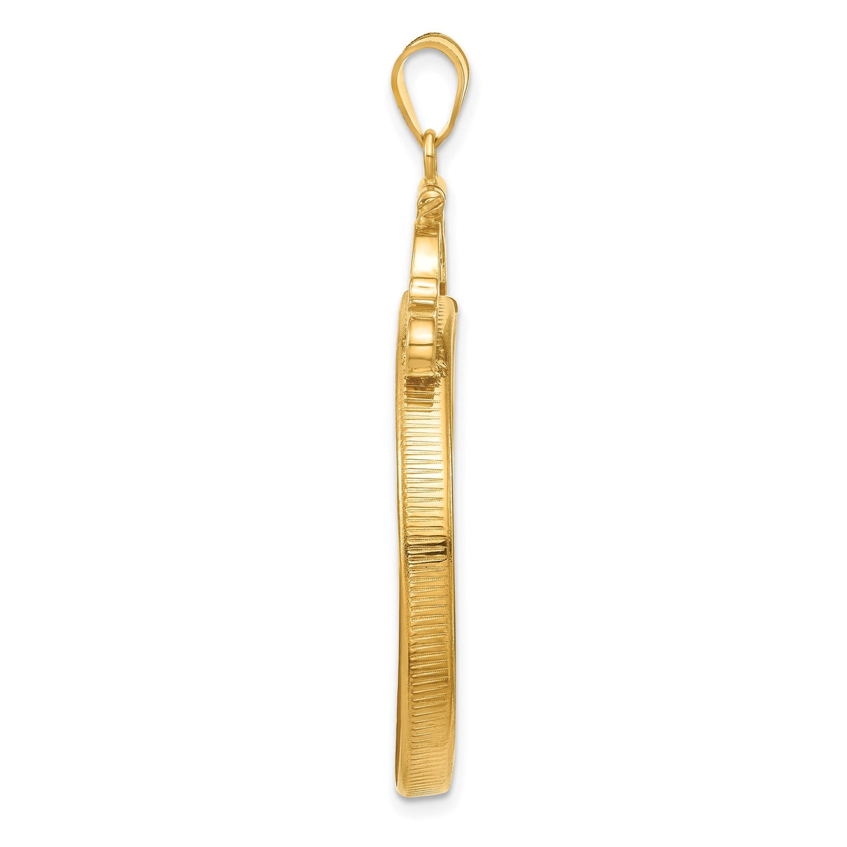32 mm 14k Yellow Gold coin bezel for 32 mm Coin — alternate view