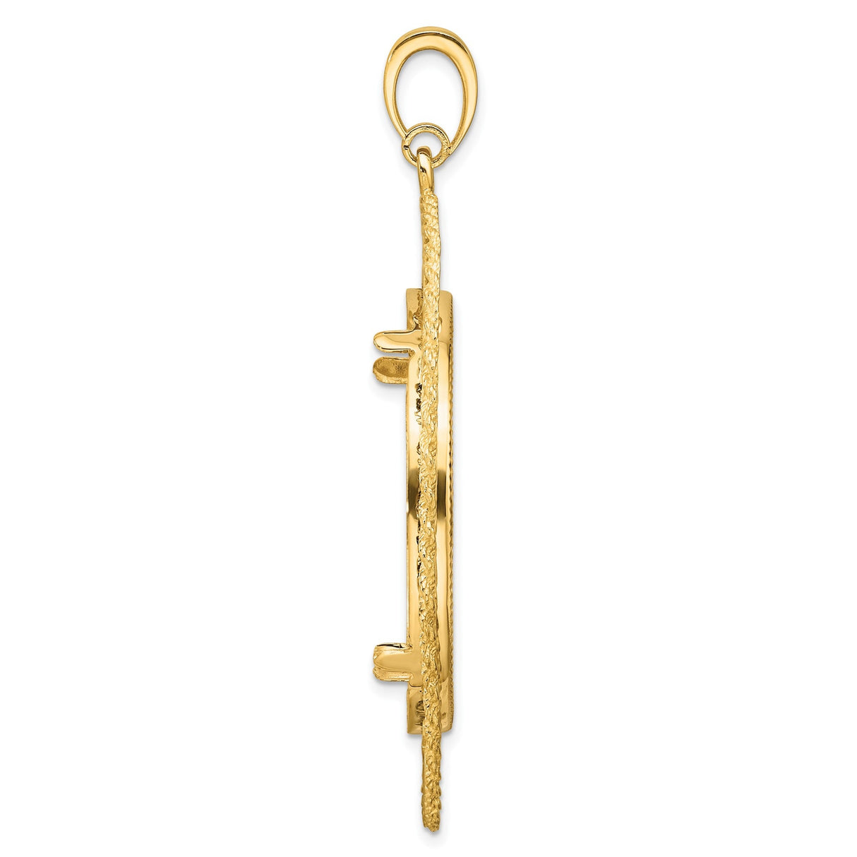 33 mm 14k Yellow Gold coin bezel for 32.7 mm Coin — alternate view