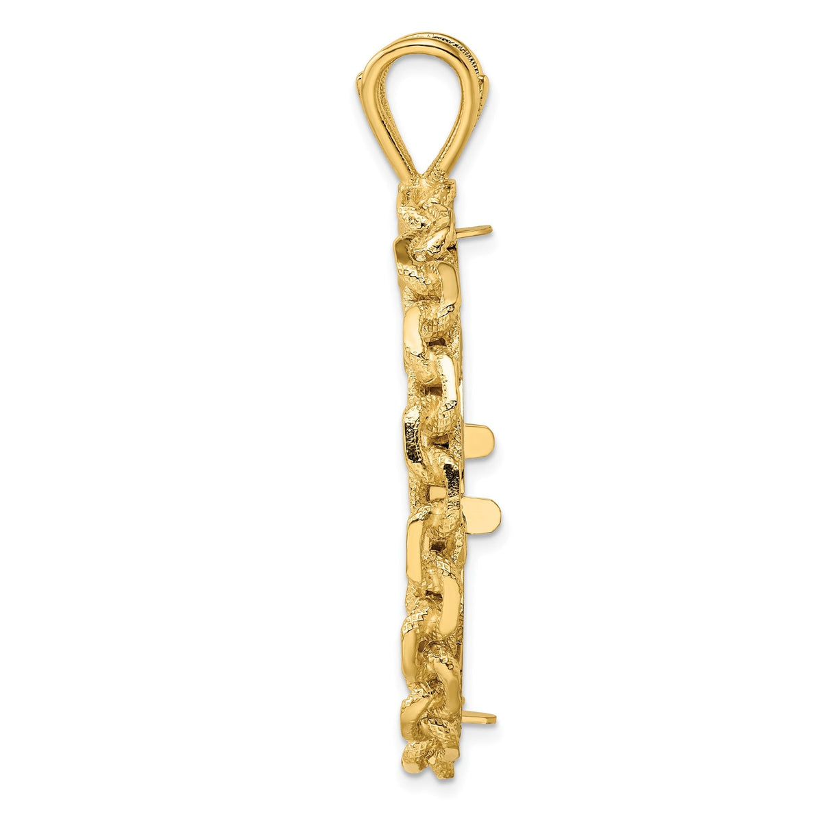 34 mm 14k Yellow Gold coin bezel for 34.2 mm Coin — alternate view