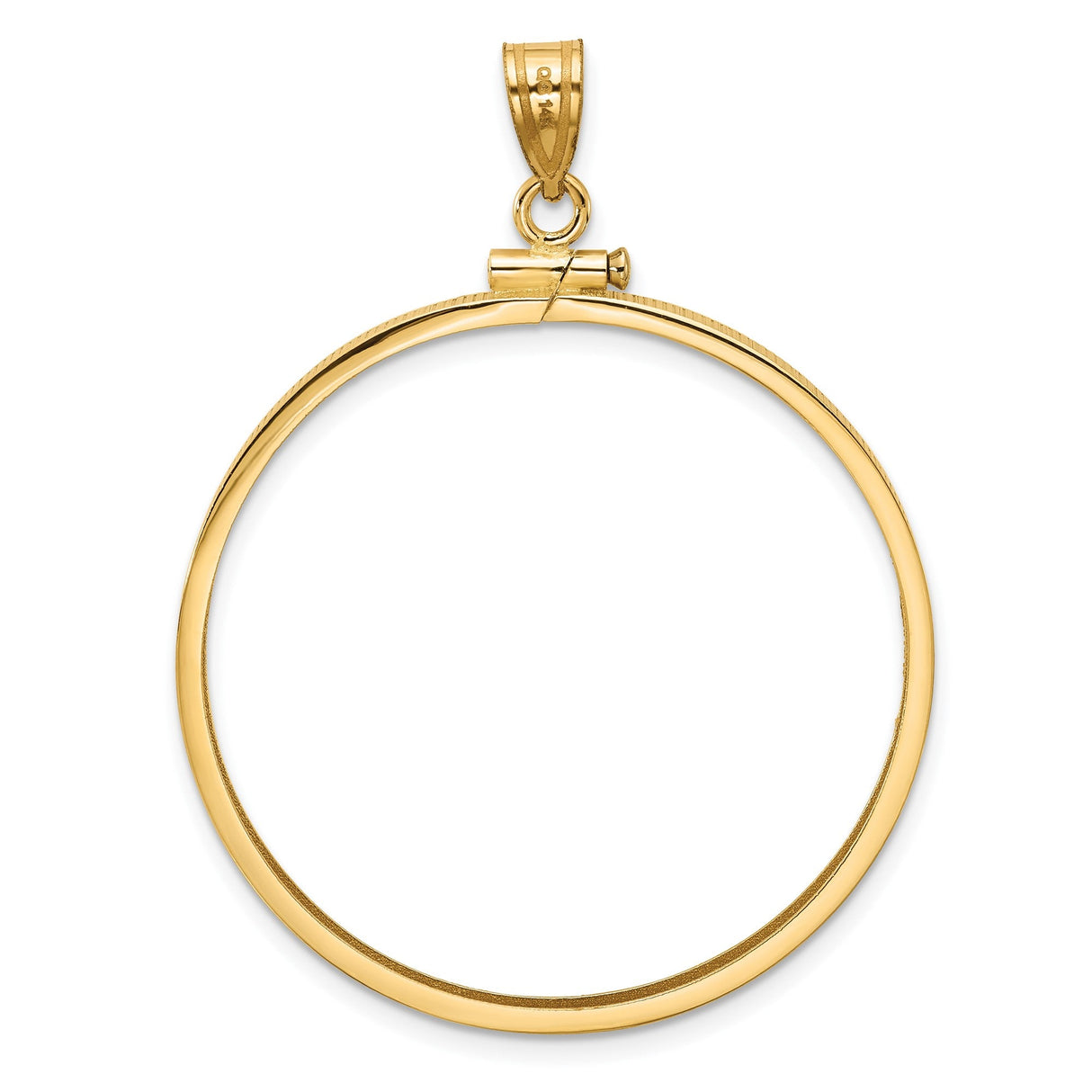 34 mm 14k Yellow Gold coin bezel for 34.2 mm Coin — additional image