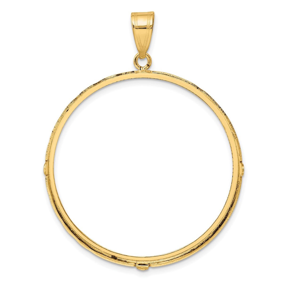 37 mm 14k Yellow Gold coin bezel for 37 mm Coin — additional image