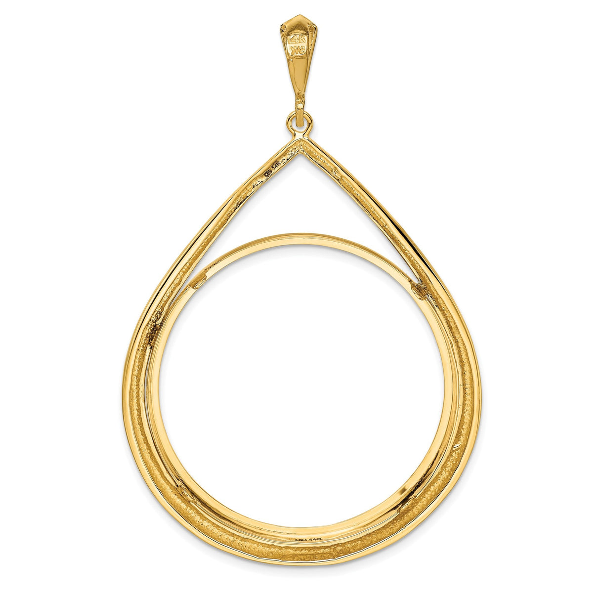37 mm 14k Yellow Gold coin bezel for 37 mm Coin — additional image