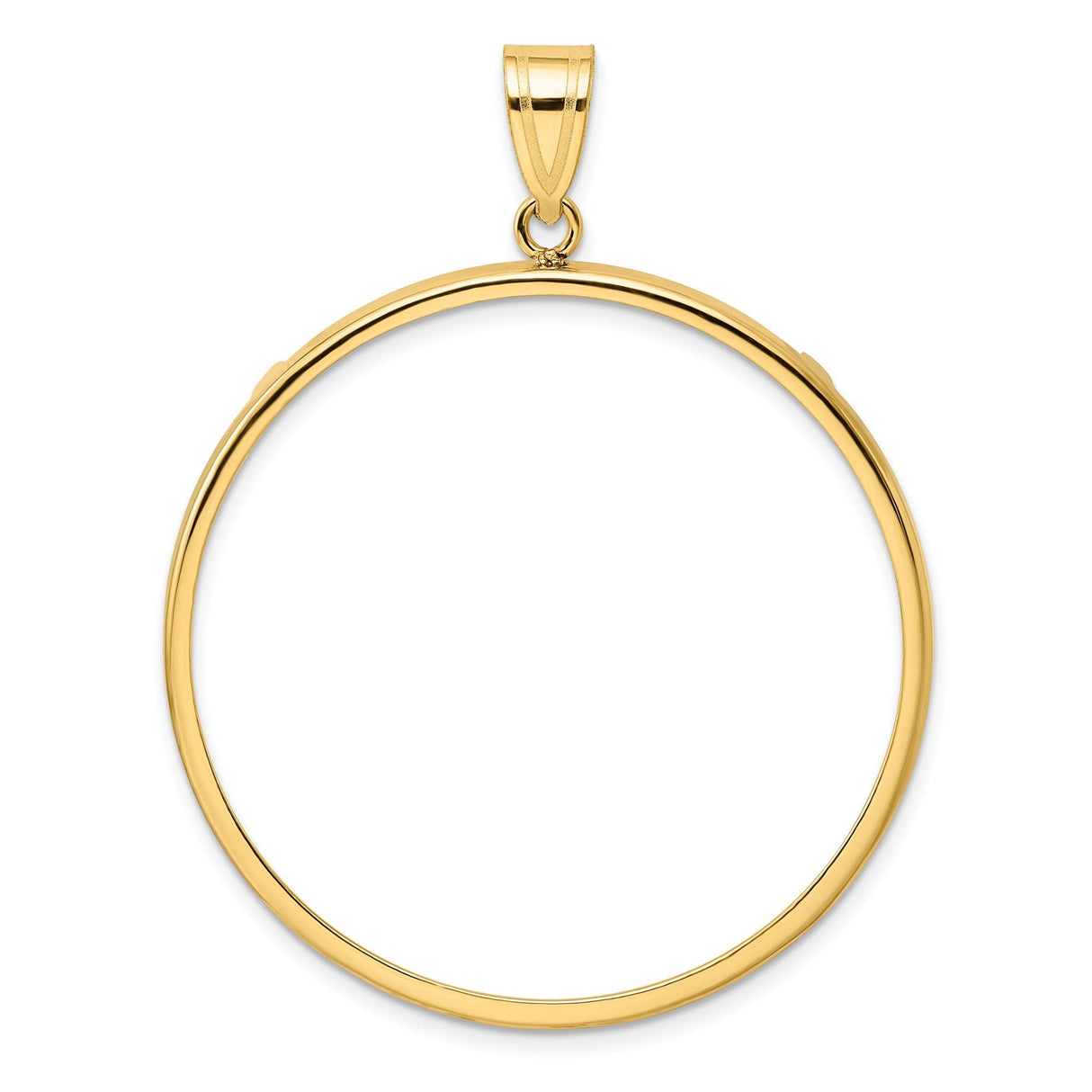 38 mm 10k Yellow Gold coin bezel for 38.1 mm Coin