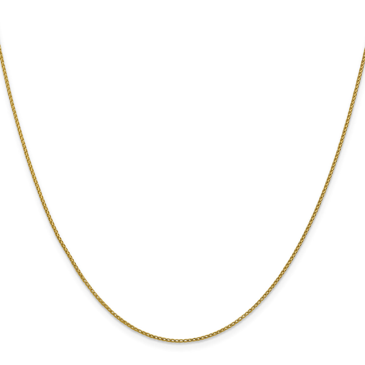 14K Yellow Gold 1 mm Franco Chain Necklace, Polished