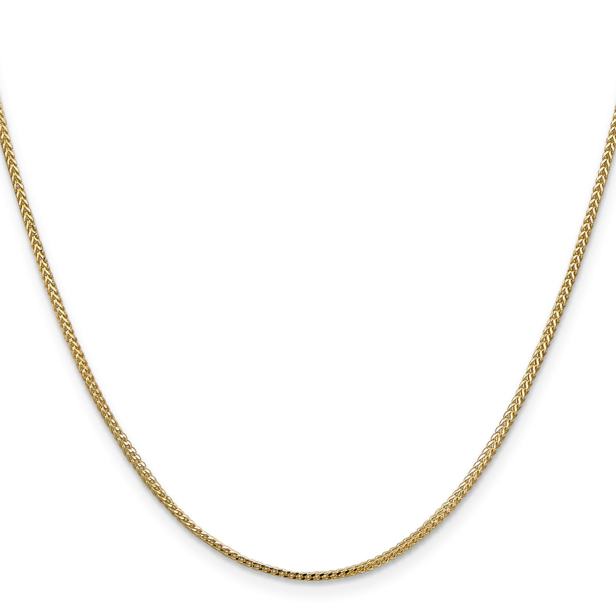 14K Yellow Gold 1.1 mm Franco Chain Necklace, Polished