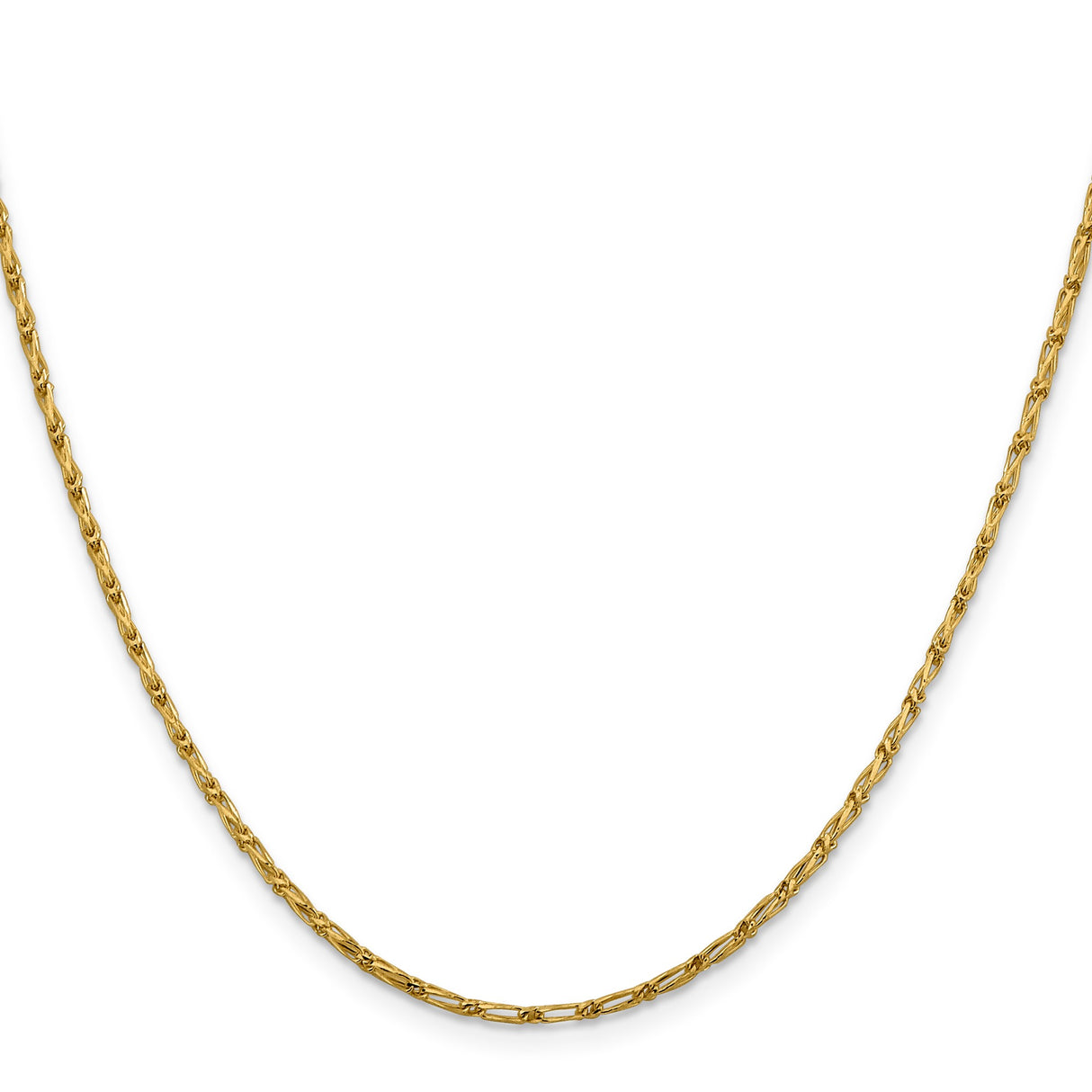14K Yellow Gold 1.6 mm Franco Chain Necklace, Polished